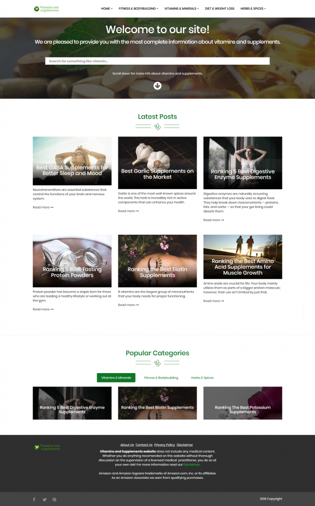 vitamins-supplements.org homepage